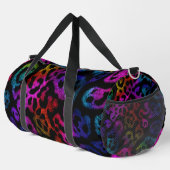 Lebendiger Gepunkteter Leoparden-Druck Duffle Bag (Rechte Ecke)