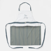 Lebendiger Geschmack Blau und Beige gestrichene Kü Schürze (Vorderseite)