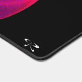 Lebendiger, glänzender Gaming-Mauspad mit geometri Schreibtischunterlage (Ecke)