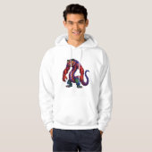 Lebendiger Glutdrache Hoodie (Vorne ganz)