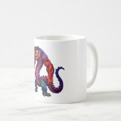 Lebendiger Glutdrache Kaffeetasse (VorderseiteRechts)