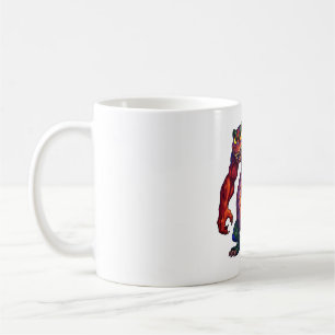 Lebendiger Glutdrache Kaffeetasse