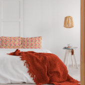 Lebendiger Herbst hinterlässt mehrfarbiges Muster Kissenbezug