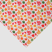 Lebendiger Herbst hinterlässt mehrfarbiges Muster Seidenpapier (Ausschnitt)