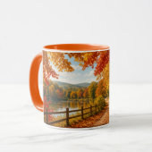 Lebendiger Herbst Tasse (Vorderseite Links)