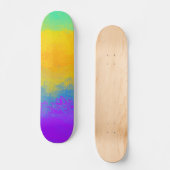 Lebendiger Himmel Skateboard (Vorderseite)