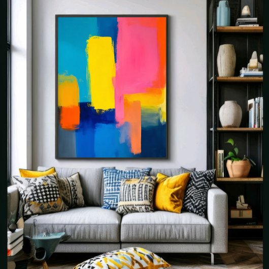 Lebendiger Horizont Leinwanddruck