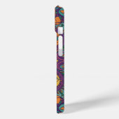 Lebendiger Huichol-Tiergeist-Handyhülle Case-Mate iPhone Hülle (Rückseite / Links)