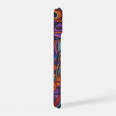 Lebendiger Huichol-Tiergeist-Handyhülle iPhone 15 Hülle (Rechte Seite)