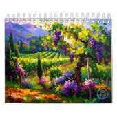 Lebendiger Impasto-Kunstkalender 2026 Kalender (Titelbild)
