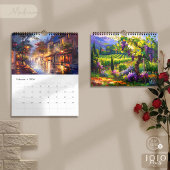 Lebendiger Impasto-Kunstkalender 2026 Kalender