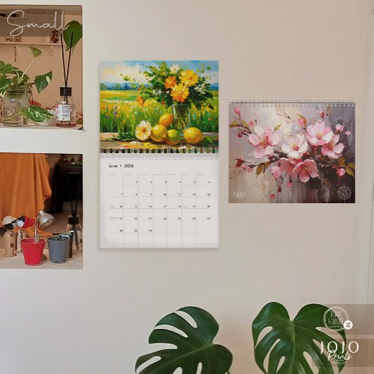 Lebendiger Impasto-Kunstkalender 2026 Kalender