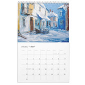 Lebendiger Impasto-Kunstkalender 2026 Kalender (Jan 2027)