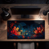 Lebendiger japanischer Blumenstil Großer Stil Schreibtischunterlage