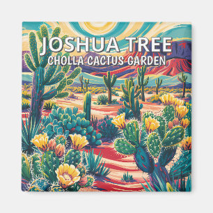 Lebendiger Joshua-Tree-Nationalpark-Kaktus individ Magnet