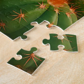 Lebendiger Kaktus Sukkulentenblüte Wüste Puzzle (Seite)