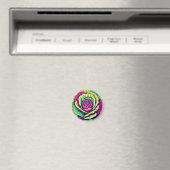 Lebendiger Kohl Pop Art Magnet (In Situ (Geschirrspüler))