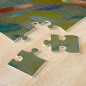 Lebendiger Kolibri-Blumengarten Puzzle (Seite)