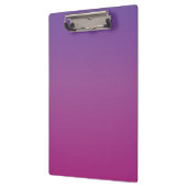Lebendiger lila bis rosa Farbverlauf Klemmbrett (Links)