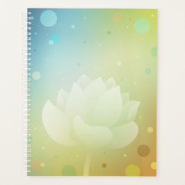 Lebendiger Lotus-Hardcover-Planer Planer