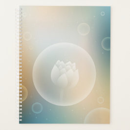 Lebendiger Lotus-Hardcover-Planer Planer
