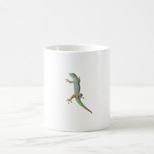 Lebendiger Madagaskar Grüner Taggecko Kaffeetasse