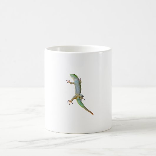 Lebendiger Madagaskar Grüner Taggecko Kaffeetasse (Mittel)