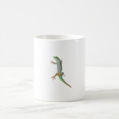 Lebendiger Madagaskar-Grüntag-Gecko Kaffeetasse (Mittel)