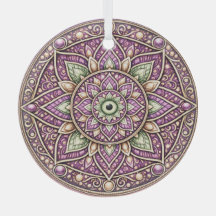 Lebendiger Mandala-Schmuck – Farbige Geometrie