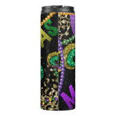 Lebendiger Mardi-Gras-Thermalbecher Thermosbecher (Rückseite)
