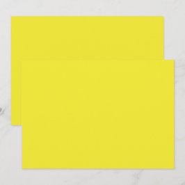 Lebendiger massiver gelber Hintergrund Dankeskarte