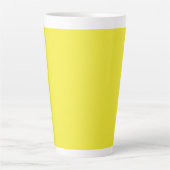 Lebendiger massiver gelber Hintergrund Milchtasse (Vorderseite)
