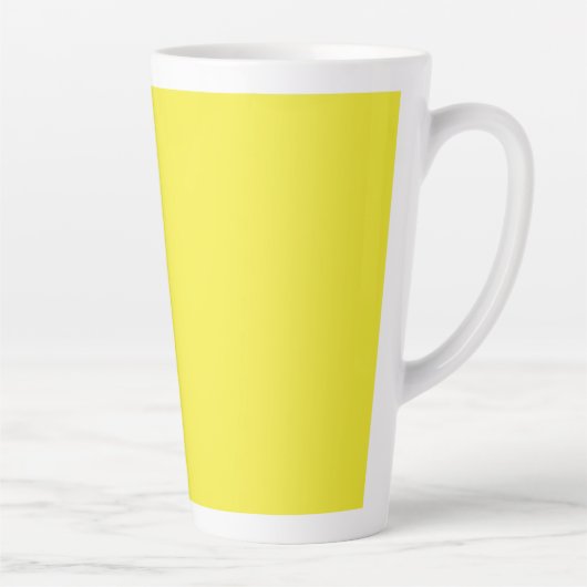 Lebendiger massiver gelber Hintergrund Milchtasse (Rechts)