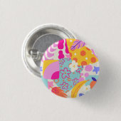 Lebendiger Maxi-Patchwork Button (Vorne & Hinten)