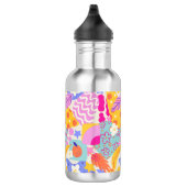 Lebendiger Maxi-Patchwork Edelstahlflasche (Rechts)