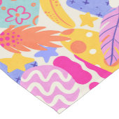 Lebendiger Maxi-Patchwork Kurzer Tischläufer (Ecke)