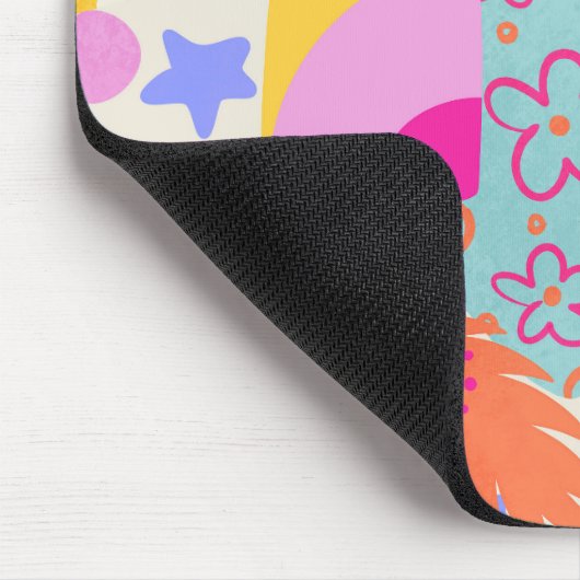 Lebendiger Maxi-Patchwork Mousepad (Ecke)