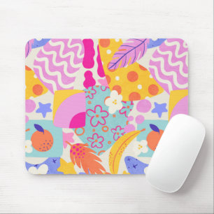 Lebendiger Maxi-Patchwork Mousepad