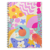 Lebendiger Maxi-Patchwork Notizblock (Vorderseite)
