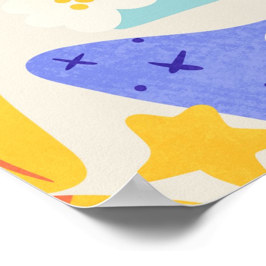 Lebendiger Maxi-Patchwork Poster (Ecke)