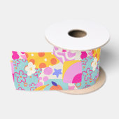 Lebendiger Maxi-Patchwork Satinband (Spule)