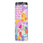 Lebendiger Maxi-Patchwork Thermosbecher (Rückseite)