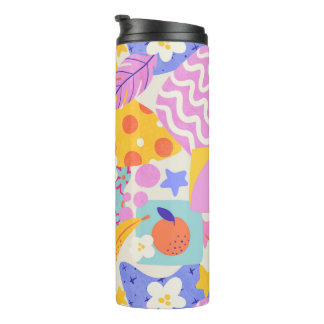 Lebendiger Maxi-Patchwork Thermosbecher