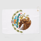 Lebendiger Mexikanischer Adler Golfhandtuch (Horizontal)