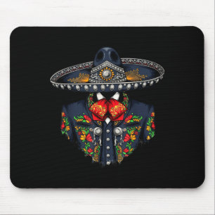 Lebendiger mexikanischer Charro-Anzug traditionell Mousepad