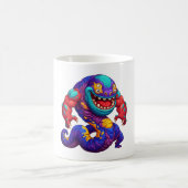 Lebendiger Monster-Ausbruch Kaffeetasse (Mittel)
