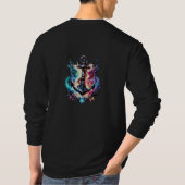 Lebendiger nautischer Anker-Bügelpatch T-Shirt-Des T-Shirt (Rückseite)