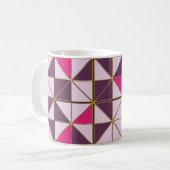 Lebendiger nubischer geometrischer Kaffeebecher Kaffeetasse (Vorderseite Links)