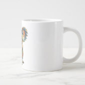 Lebendiger Ölmalstil Bunter Impasto Koala Jumbo-Tasse (Rechts)