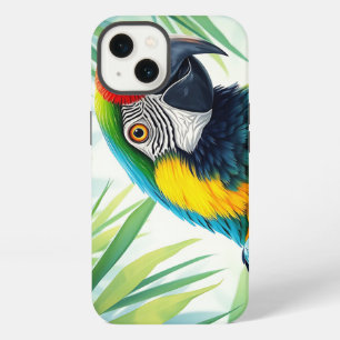 Lebendiger Papagei mit detaillierten Federn iPhone 13 Hülle